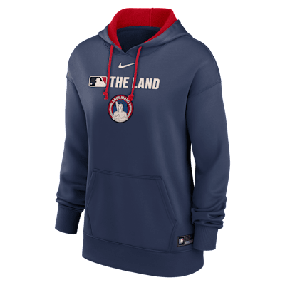 売れ筋商品|||ナイキ カットソー トップス レディース Women's Navy Cleveland Guardians Authentic Collection City Connect Performance Pullover Hoodie Navy Cleveland Guardians Authentic Collection City Connect